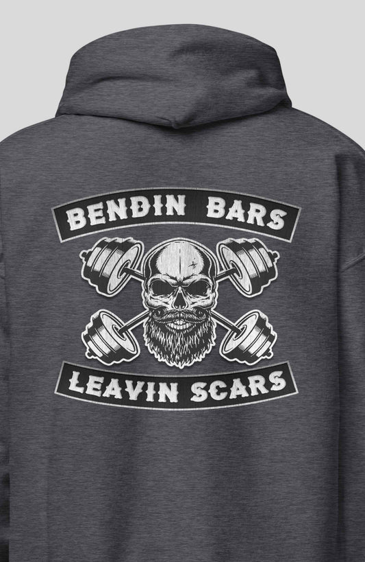 Bars and Scars Biker Hoodie