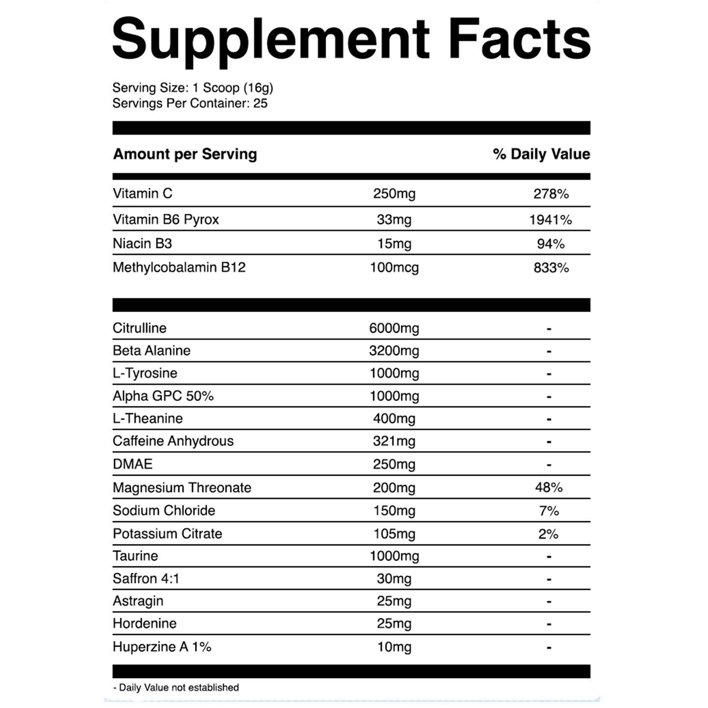 Brainbomb Preworkout