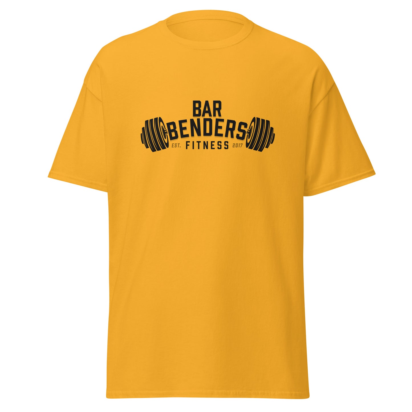 Bar Benders Fitness Dark Barbell Tee
