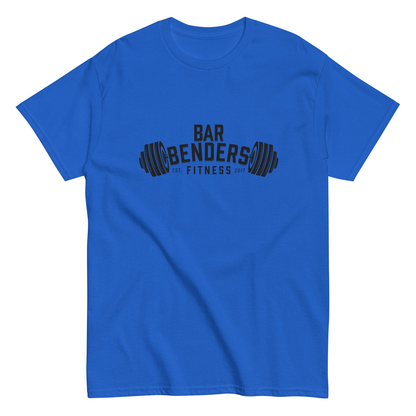 Bar Benders Fitness Dark Barbell Tee