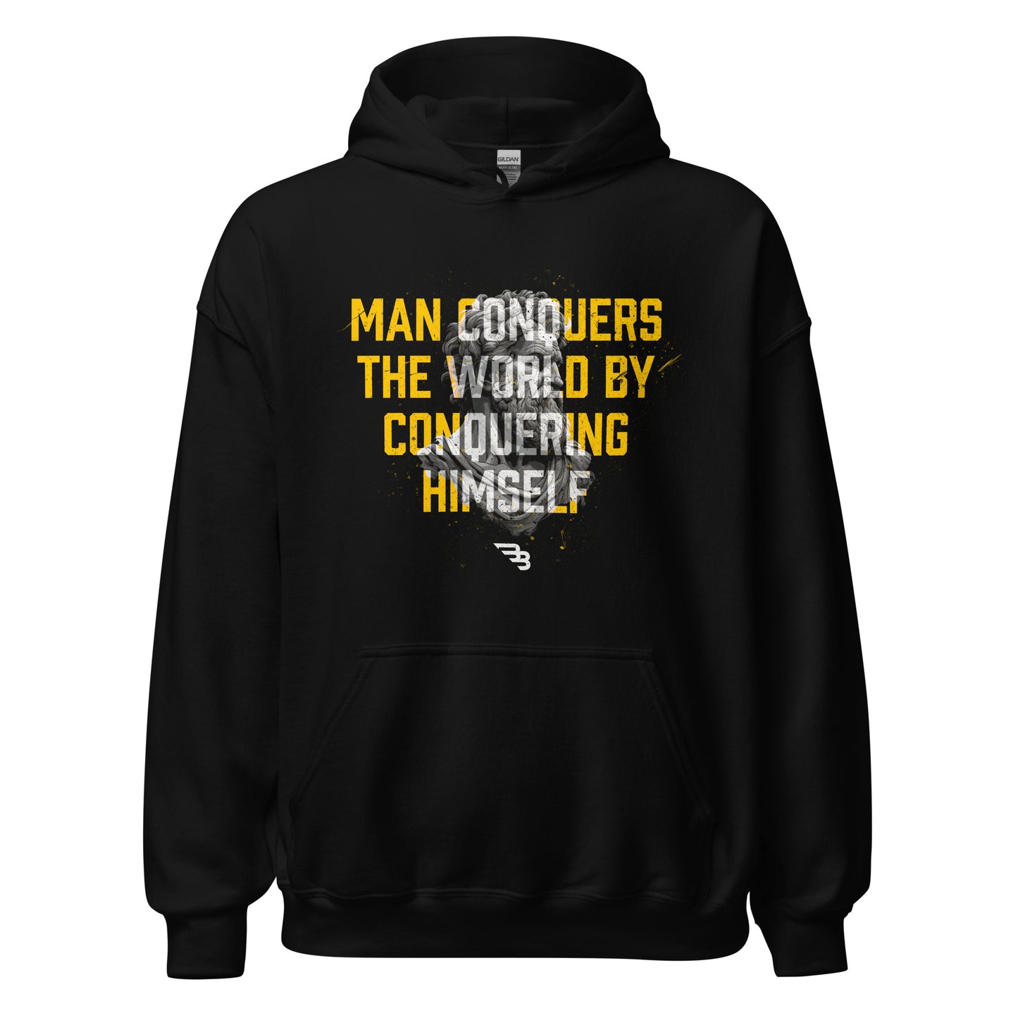 Man Conquers Stoic Hoodie