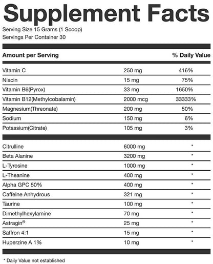 Brainbomb Preworkout