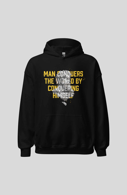 Man Conquers Stoic Hoodie