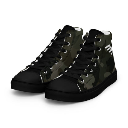 BB Camo Men's High Top Canvas Shoes