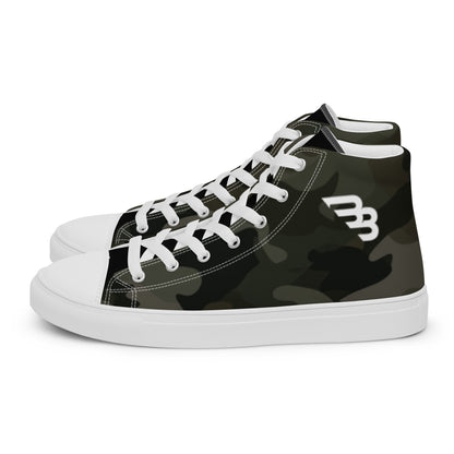 BB Camo Men's High Top Canvas Shoes