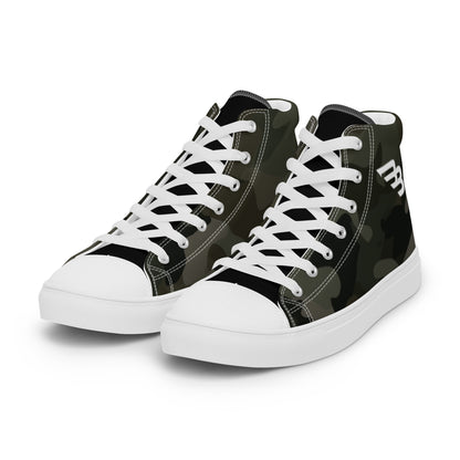 BB Camo Men's High Top Canvas Shoes