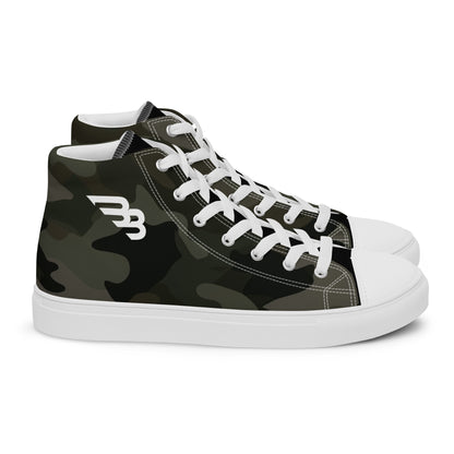 BB Camo Men's High Top Canvas Shoes