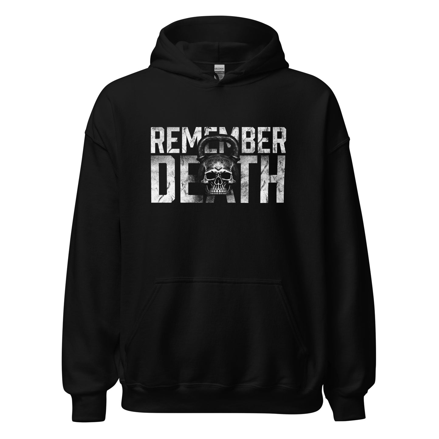 Remember Death Kettlebell Memento Mori Hoodie
