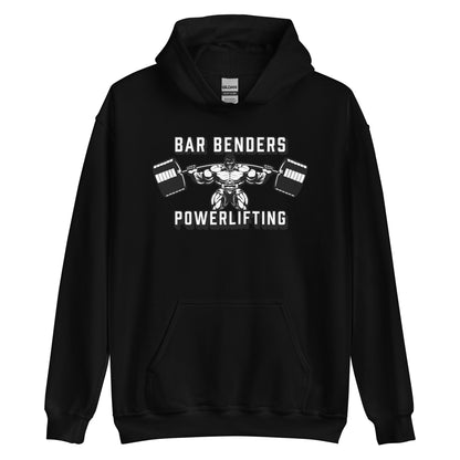 Bar Benders Powerlifting Front Print Hoodie