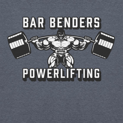 Bar Benders Powerlifting Front Print Hoodie