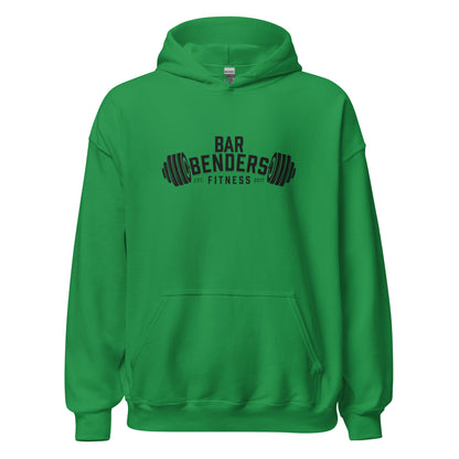 Bar Benders Fitness Dark Barbell Hoodie