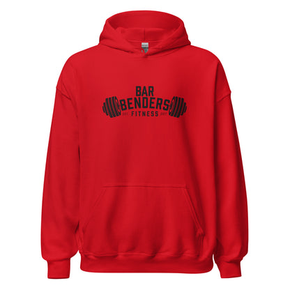 Bar Benders Fitness Dark Barbell Hoodie