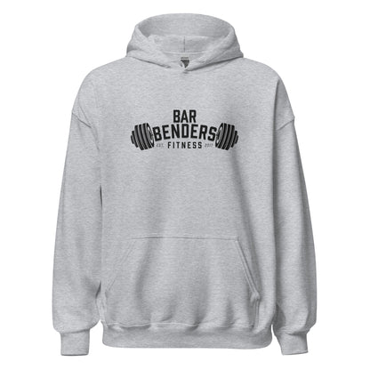 Bar Benders Fitness Dark Barbell Hoodie