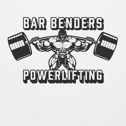 Bar Benders Powerlifting Front Print Hoodie